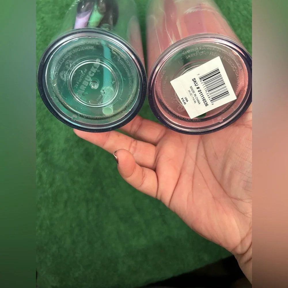 Starbucks iridescent and Pink Trenta Tumblr set - Picture 5 of 5